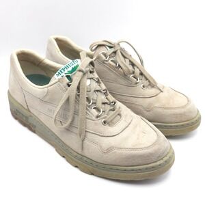 MEPHISTO Size 8.5 Runoff Walking Shoes Light Gray Nubuck Leather AIR BAG SYSTEM